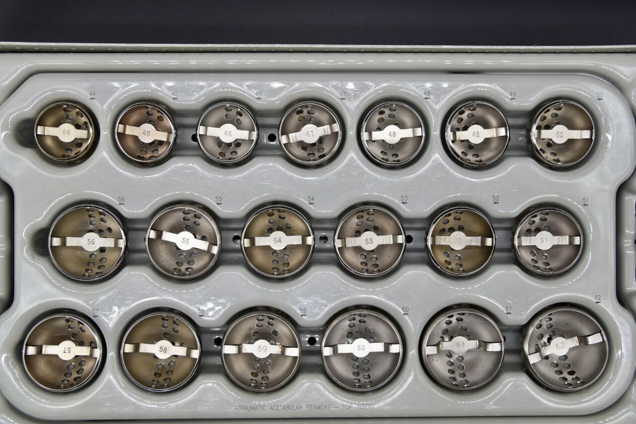 BIOMET NA 27-Piece Acetabulum Reamer Basket Set 45-70mm Orthopedic Instrument — photo 2