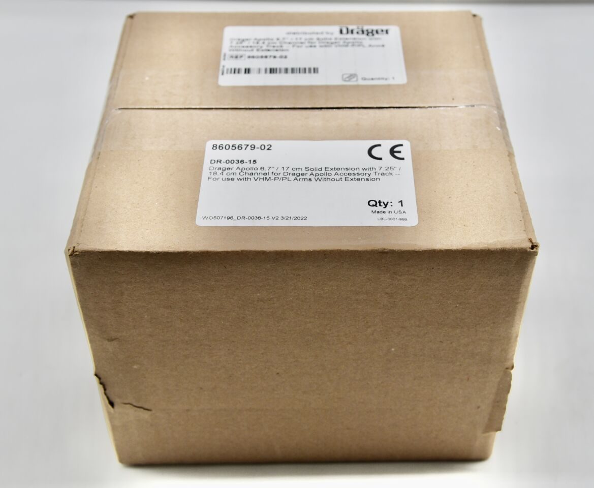 DRAEGER 8605679-02 Apollo 6.7" Solid Extension with 7.25" Channel for Apollo Accessory — photo 3