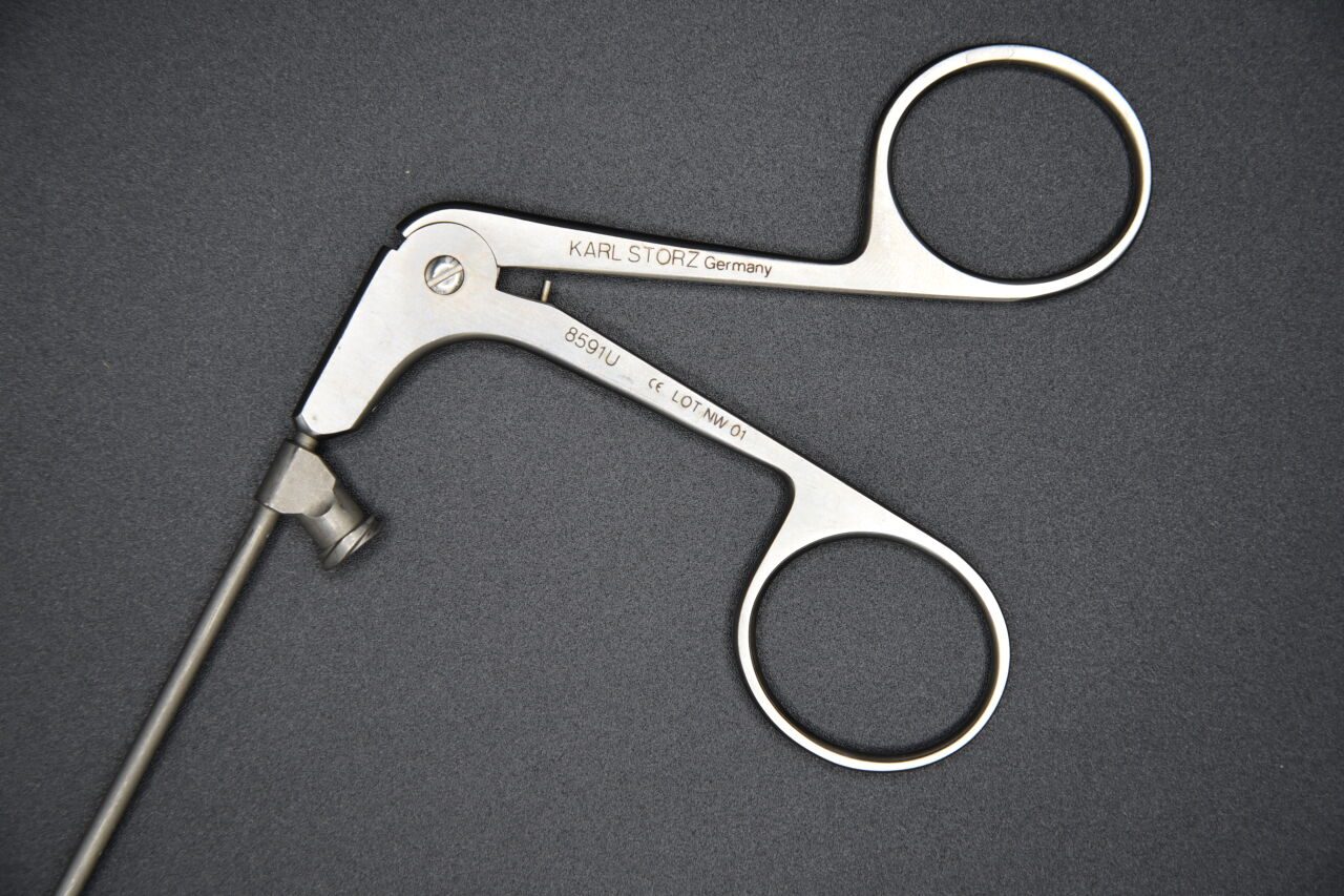 KARL STORZ 8591U Forcep Spoon Forcep 4mm Cupped Jaw WL 23cm For ENT — photo 2