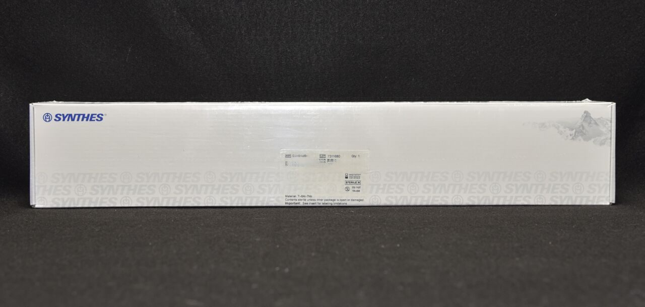 SYNTHES 04.004.664S TI CANNULATED TIBIAL EX NAIL 12MM X 420MM — photo 1