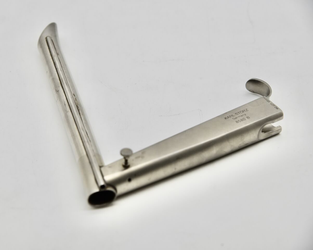 KARL STORZ 8580B SURGICAL ADULT SIZE HOLINGER ANTERIOR COMISSURE LARYNGOSCOPE — photo 4