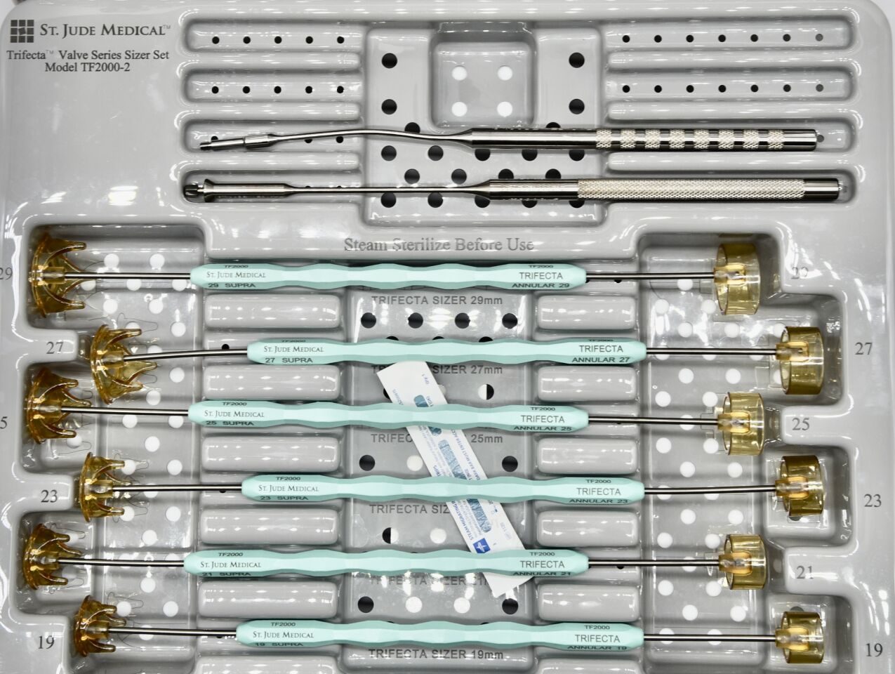 ST JUDE TF2000-2 MEDICAL TRIFECTA VALVE SERIES SIZER SET — photo 3