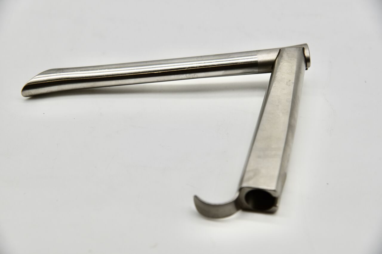 KARL STORZ 8580B SURGICAL ADULT SIZE HOLINGER ANTERIOR COMISSURE LARYNGOSCOPE — photo 3