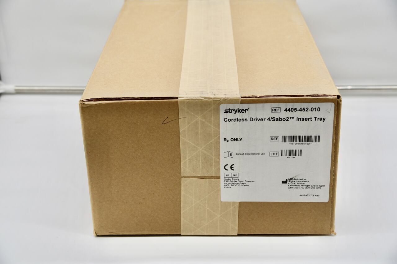 STRYKER 4405-452-010 Cordless Driver 4/Sabo2 Insert Tray, Brand New — photo 2