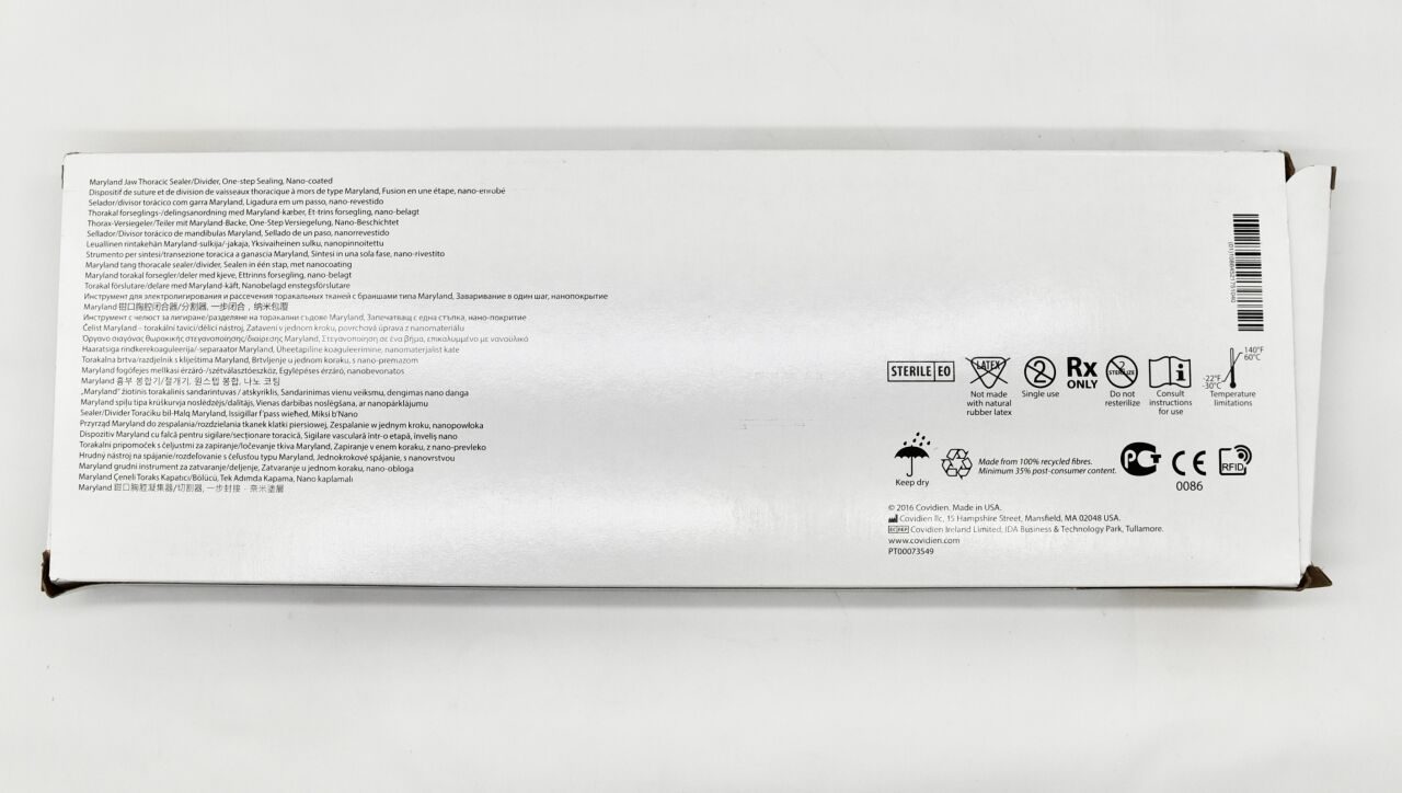 COVIDIEN LF1930T LIGASURE MARYLAND JAW THORACIC SEALER/DIVIDER ONE-STEP SEALING, NANO-COATED 5 MM - 30 CM — photo 3