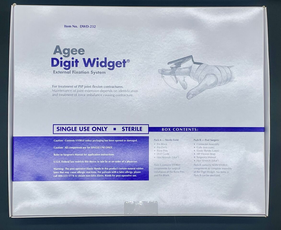 HAND BIOMECHANICS LAB, INC. DWD-232 Hand Biomechanics Lab Agee Digit Widget External Fixation System — photo 1