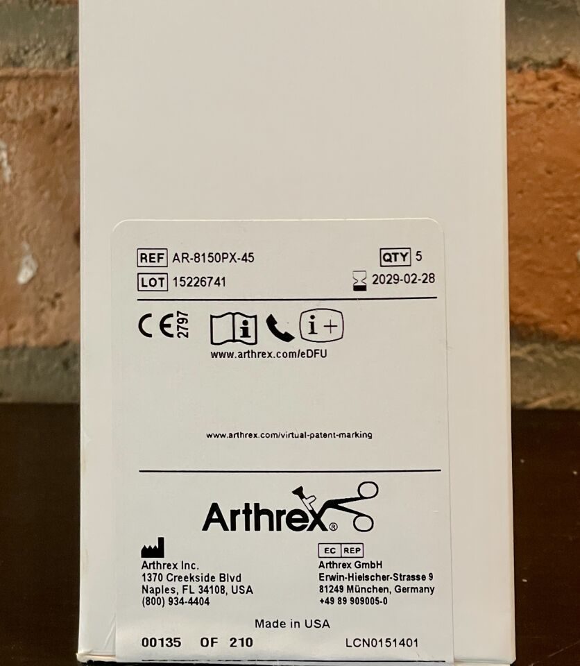 ARTHREX AR-8150PX-45 PowerPick Surgical Bur 45 Degree, In-Date — photo 4
