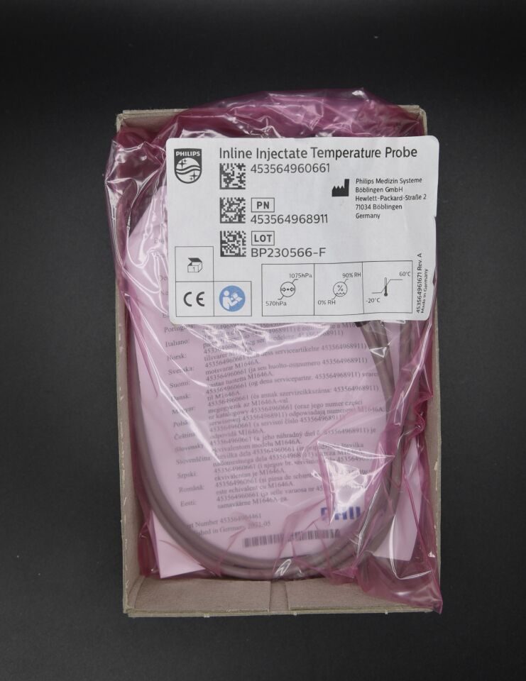 PHILIPS 453564968911 PROBE, INLINE INJECTATE TEMPERATURE, BRAND NEW — photo 2