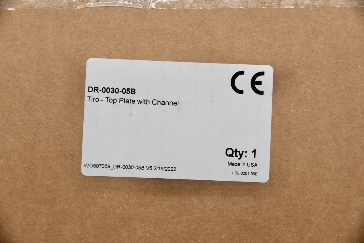 DRAEGER DR-0030-05B Dräger Tiro Top Plate with 10" / 25.4 cm Channel, New — photo 2