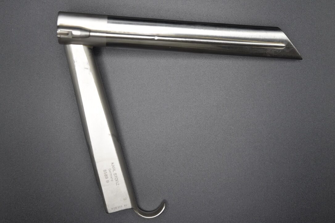 KARL STORZ 8589B  RUDERT Triangle Laryngoscope, Size Large — photo 1