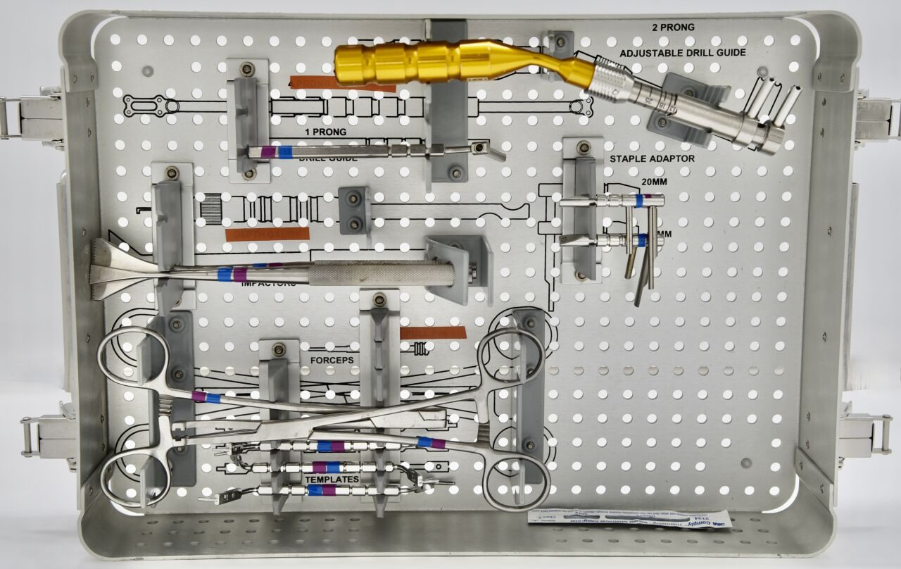 BME EH-3 Surgical Orthopedic OSStaple OSSplate Instrument Set — photo 4