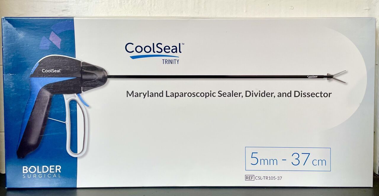 BOLDER SURGICAL CSL-TR105-37 (EXPIRED) CoolSeal Trinity Maryland Laparoscopic Sealer Divider and Dissector 5mm - 37cm — photo 1