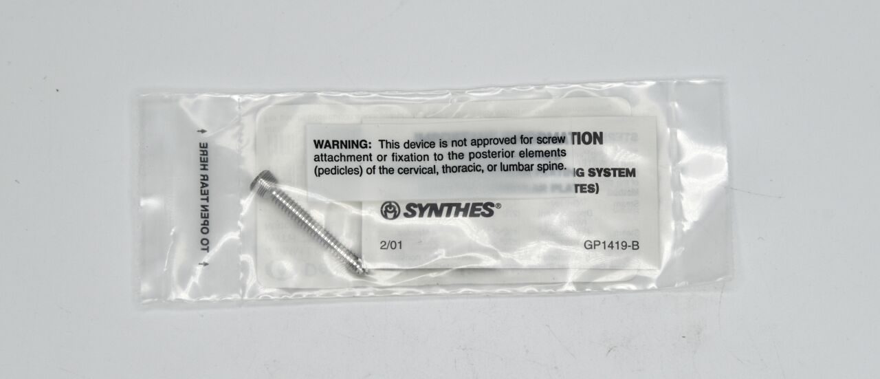 SYNTHES 02.204.034 Depuy Locking Screw, 4 dia. x 34 mm Length, with T25 StarDrive Recess — photo 2