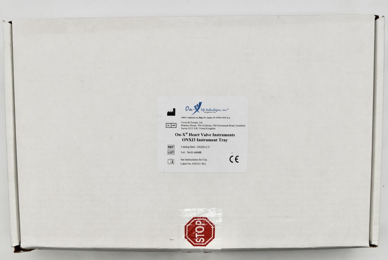 CRYOLIFE EUROPA ONX13-CT On-X Heart Valve Instruments ONX13 Instrument Tray, Reference  Brand NEW — photo 2