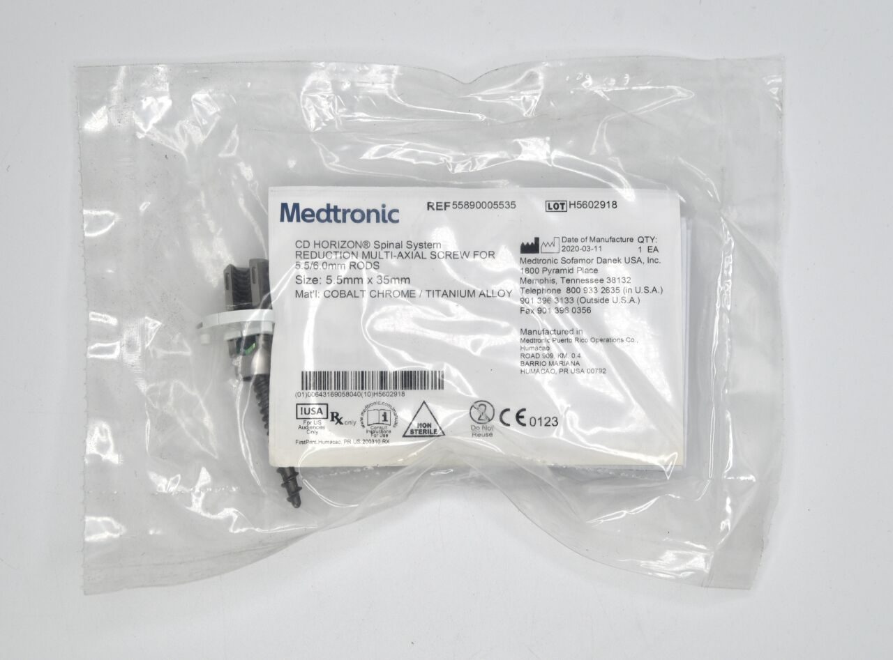 MEDTRONIC 5589005535 CD HORIZON SPINAL SYSTEM REDUCTION MULTI-AXIAL SCREW, REFERENCE — photo 1