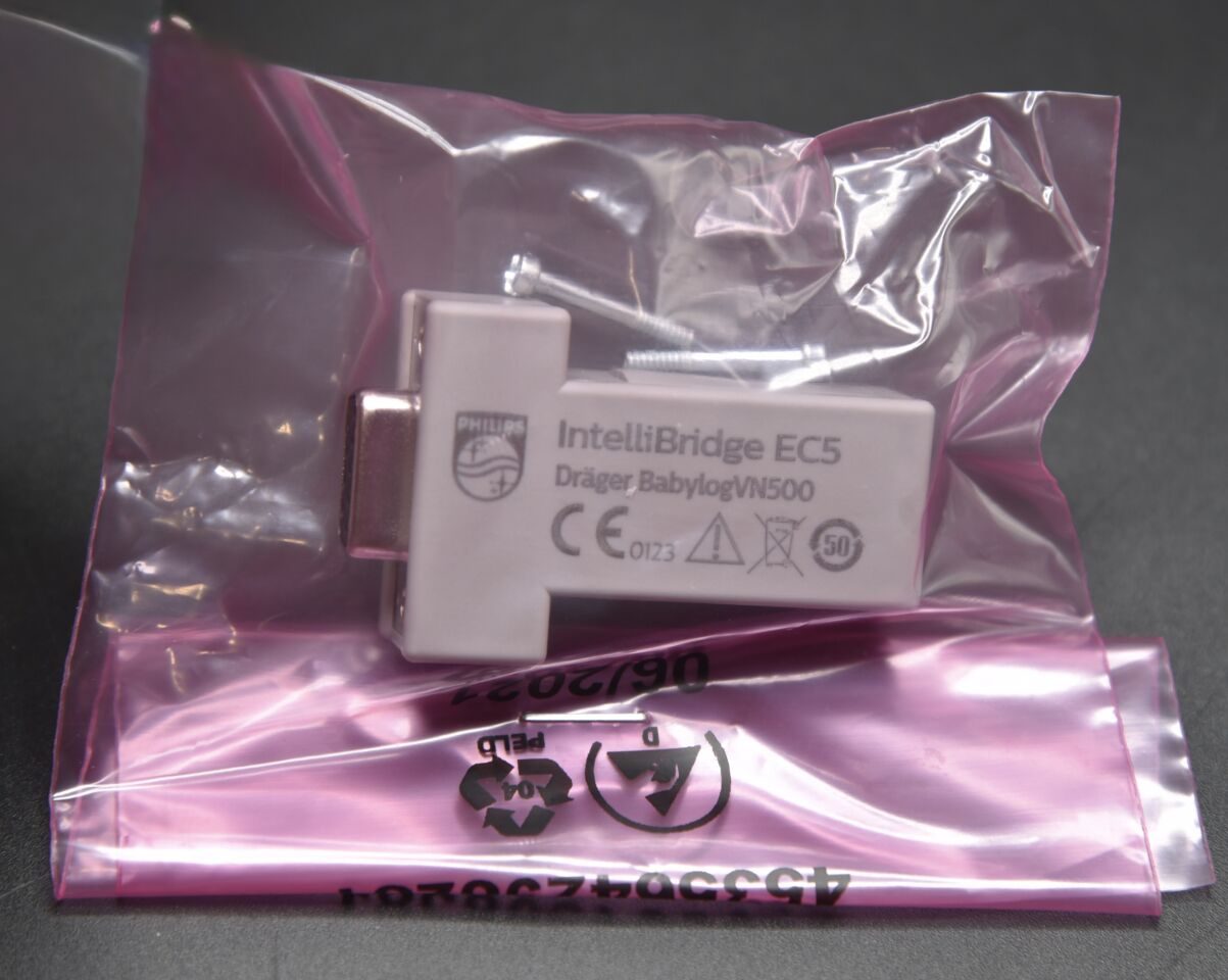 PHILIPS 865114 IntelliBridge EC5 Drager Babylog VN500 Interface Module Medical Device Connector, Brand New