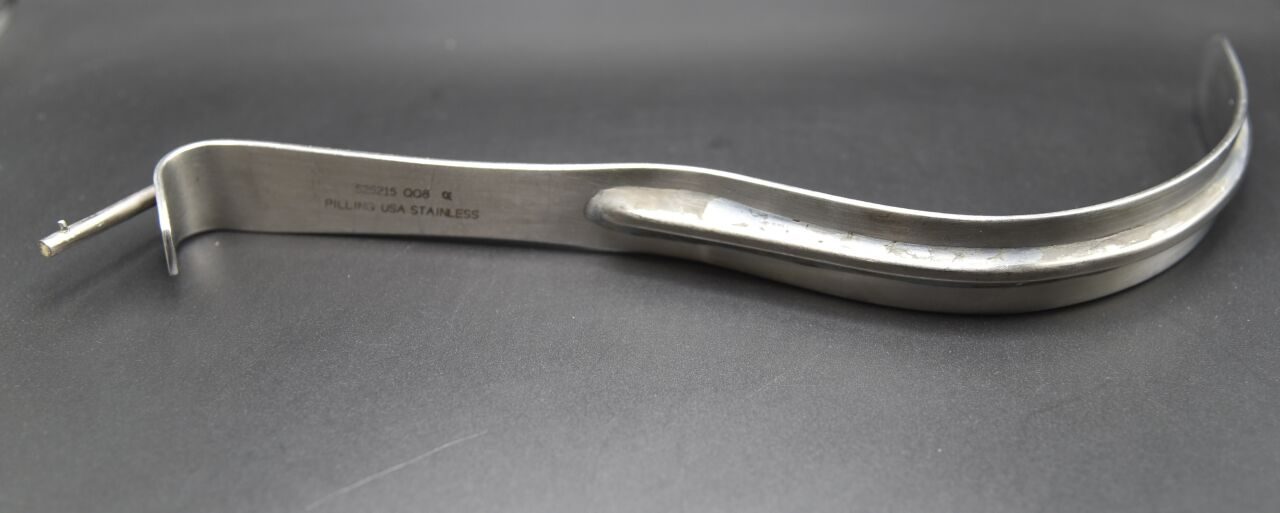 PILLING 525515 Face Lift Retractor Fiberoptic Lighting On #2 Deaver Retractor — photo 1