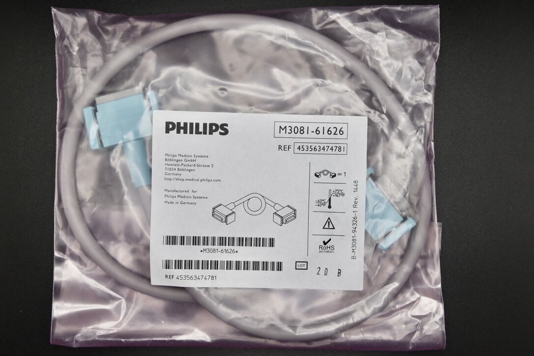 PHILIPS M3081-61626 Intellivue Interface cable, NEW