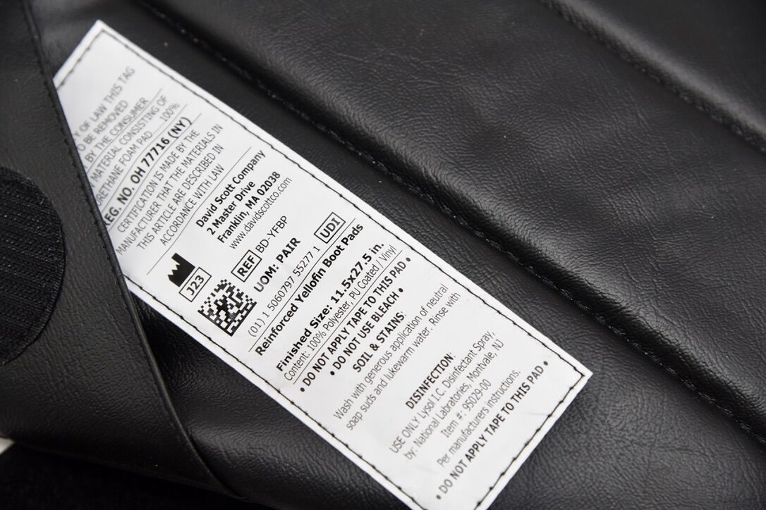 DAVID SCOTT COMPANY BD-YFBP YelloFin Boot Pad Right Leg, Reference — photo 5