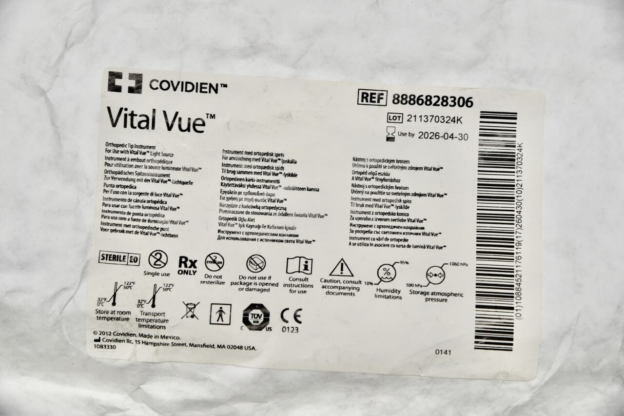 COVIDIEN 8886828306 Vital Vue Orthopedic Tip Instrument (x) — photo 3