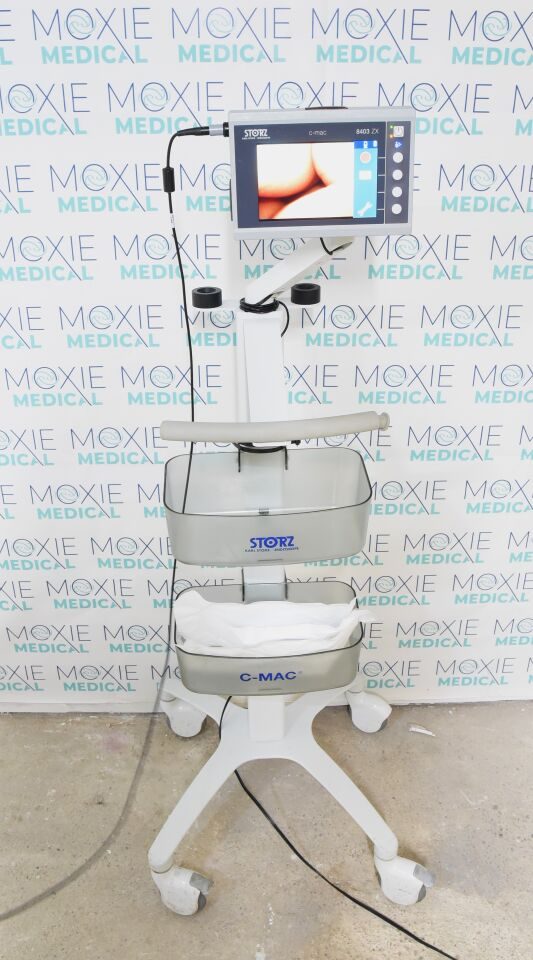KARL STORZ 8403ZX, 8402XS Imager C-MAC 8403ZX Video Laryngoscope + 8402XS Imager + 9700VIP cart — photo 1