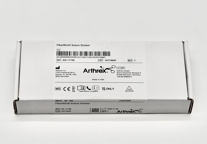 Arthrex AR-11796 FiberWire Suture Scissor, BRAND NEW
