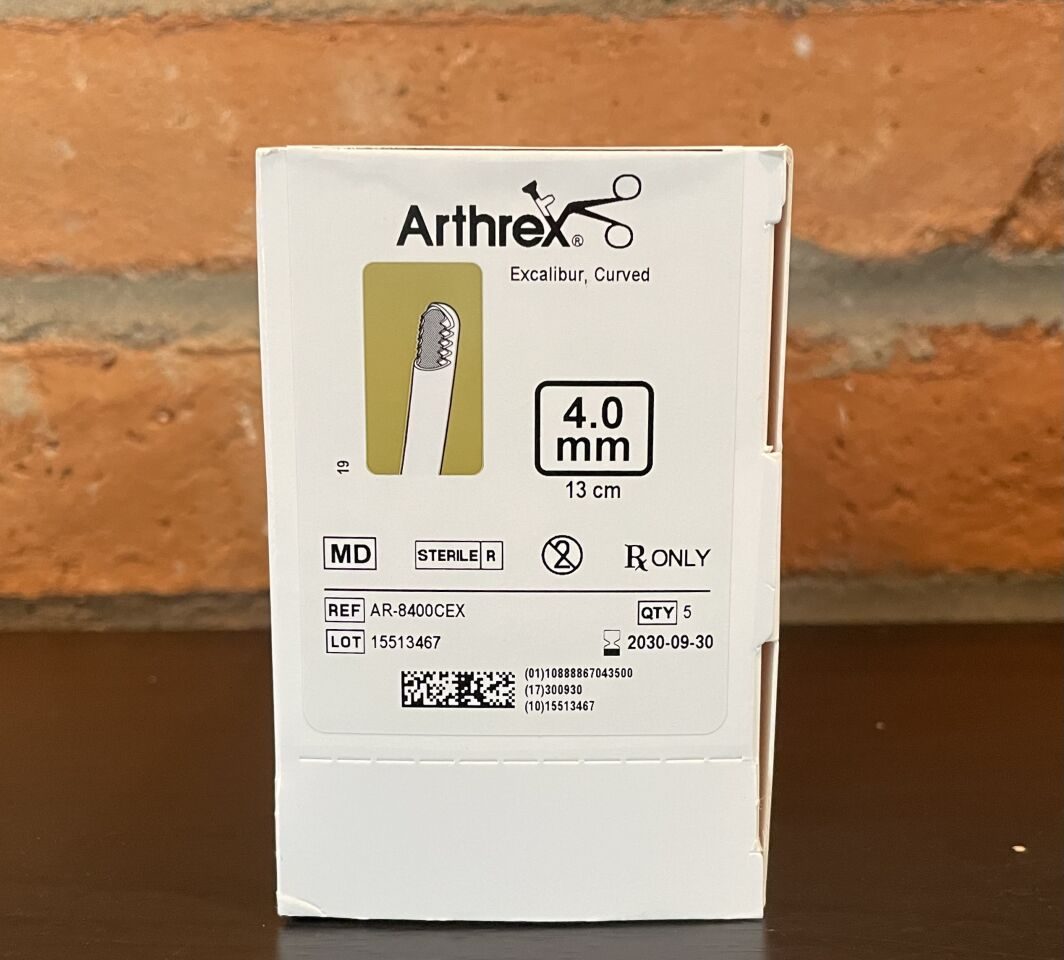 ARTHREX AR-8400CEX Excalibur Curved Arthroscopic Shaver Blade 4.0mm x 13cm — photo 2