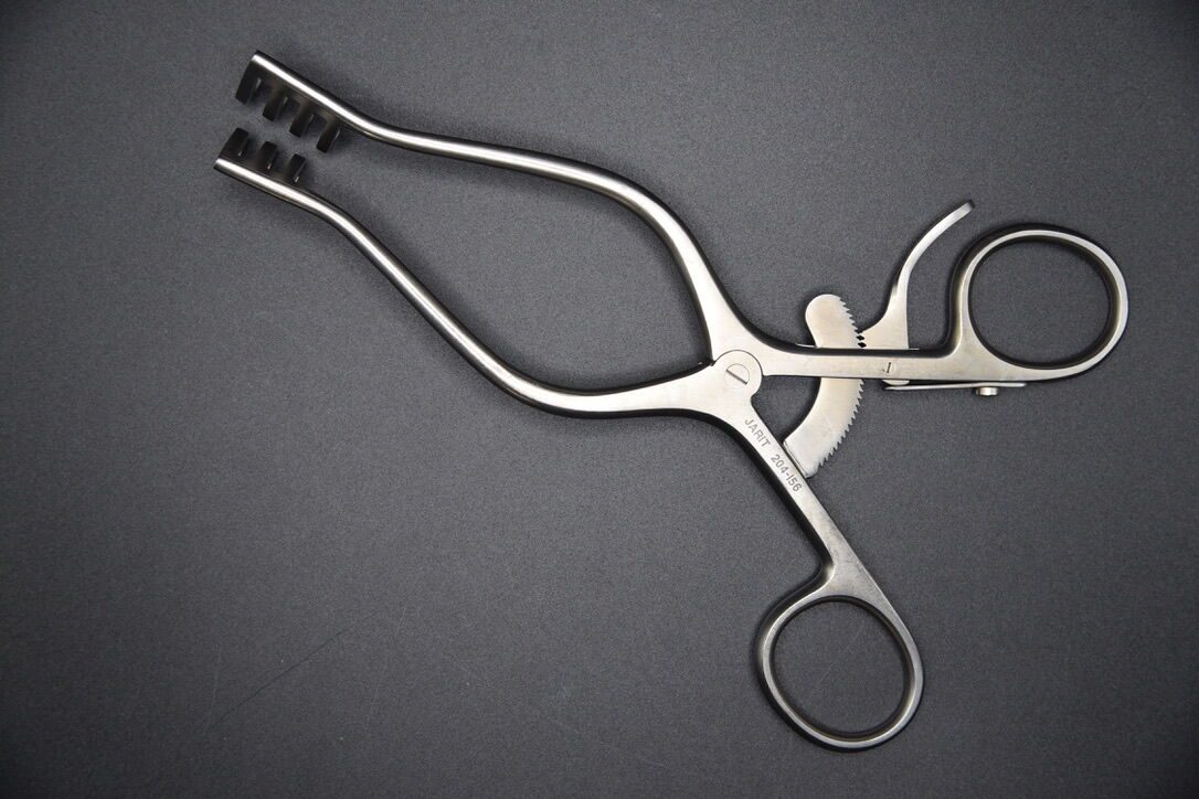 JARIT 204-156 Weitlaner Retractor, 6-1/2" Length, 3x4 Prongs — photo 3