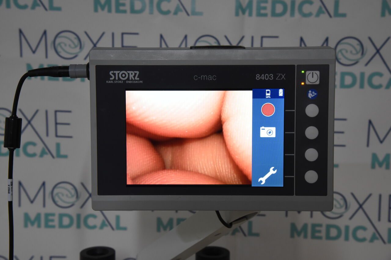 KARL STORZ 8403ZX, 8402XS Imager C-MAC 8403ZX Video Laryngoscope + 8402XS Imager + 9700VIP cart — photo 4