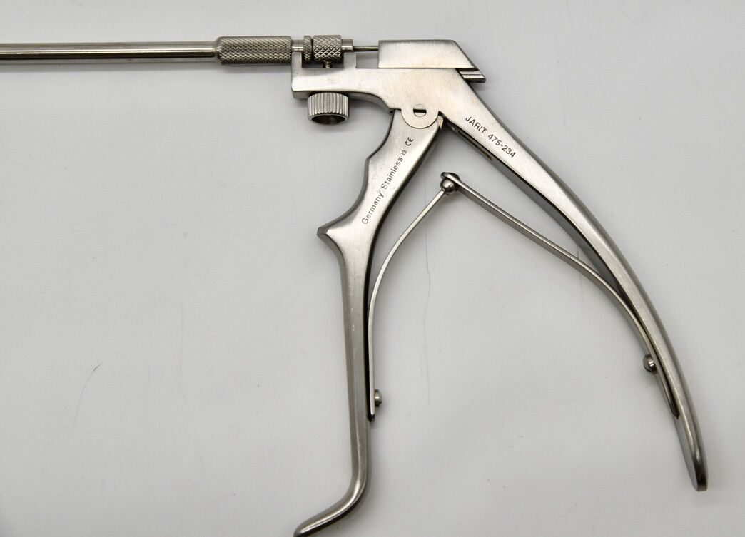 JARIT 475-234 Yeoman Biopsy Forcep, Rotating Shaft, Improved Handle, Straight, 16-1/4" — photo 2