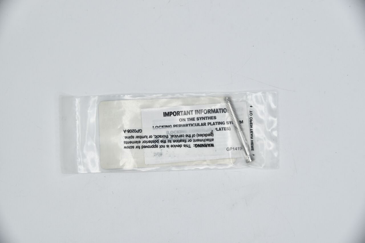 SYNTHES 222.555 Conical Screw, 5 dia. x 45 mm Length — photo 2