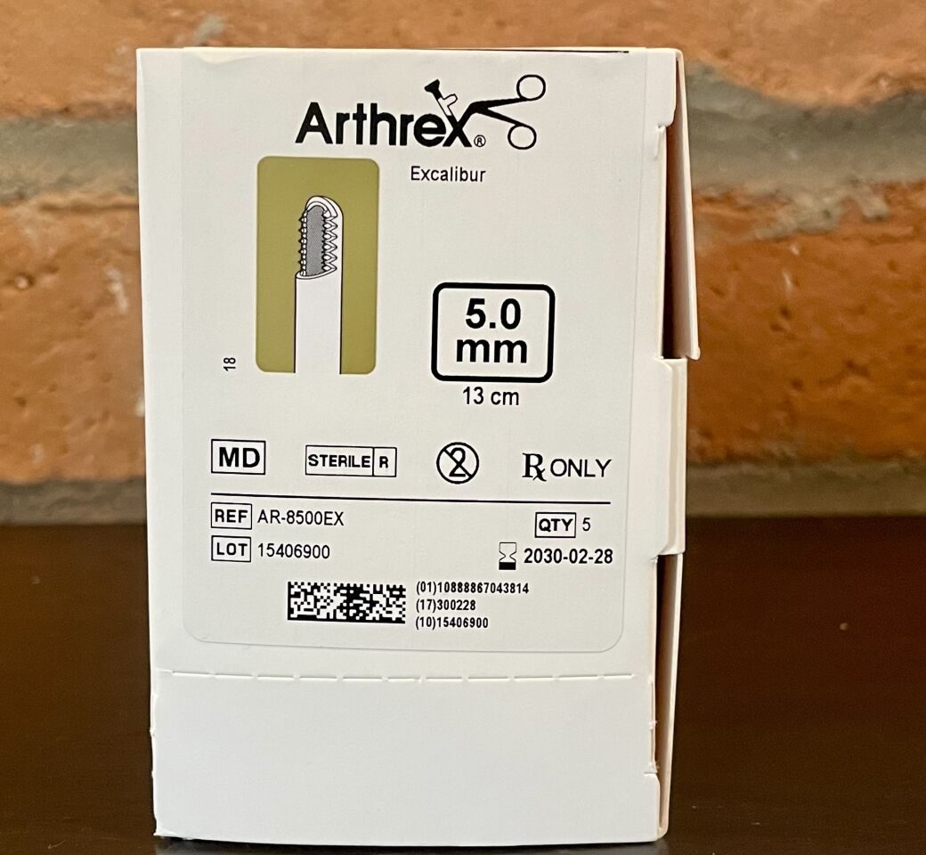 ARTHREX AR-8500EX Excalibur Arthroscopic Shaver Blade 5.0mm x 13cm — photo 3