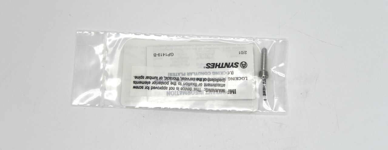 SYNTHES 02.204.020 Locking Screw, Stainless Steel, Self-Tapping, with T25 StarDrive Recess — photo 2