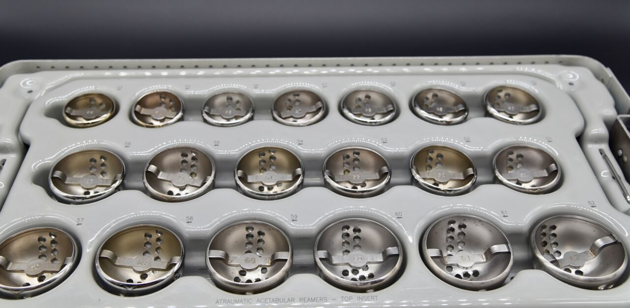 BIOMET NA 27-Piece Acetabulum Reamer Basket Set 45-70mm Orthopedic Instrument — photo 3